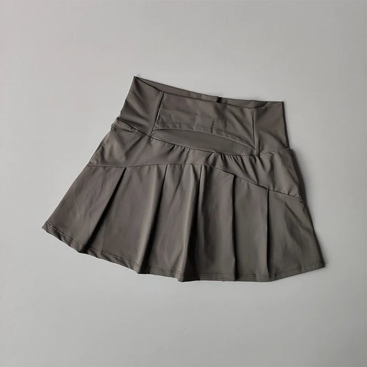 Women's High Waist Sports Short Skirt Quick Dry Fitness Yoga Running Tennis Golf Wear Summer Sport Skirts