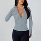 Women's summer slimming sports jacket thin outdoor running quick-drying sun-protective clothing yoga training and fitness top