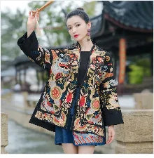 2026 chinese sexy nightclub dress improved cheongsam flower print qipao dress+shorts set hotel spa work dress beauty uniform
