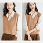Spring Autumn Knitted Vest for Women Clothes Fashion Casual Thin Sweater Vests Harajuku Tank Tops Ropa Mujer Elegant Blusas