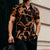 2026 New Men's Short-Sleeve Shirt, Stylish Color-Blocked Irregular Pattern Print Shirt, Outdoor Casual Hawaiian Shirt, XS-6XL