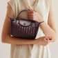 Handwoven single-shoulder small dumpling bag, fashionable bucket bag, new simple ladies crossbody lunch box bag, small tote bag