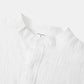 2026 Spring Summer New Mens Slim Fit Solid Color Long Sleeve Shirt Cotton Linen Casual Top Breathable ventilate absorb sweat