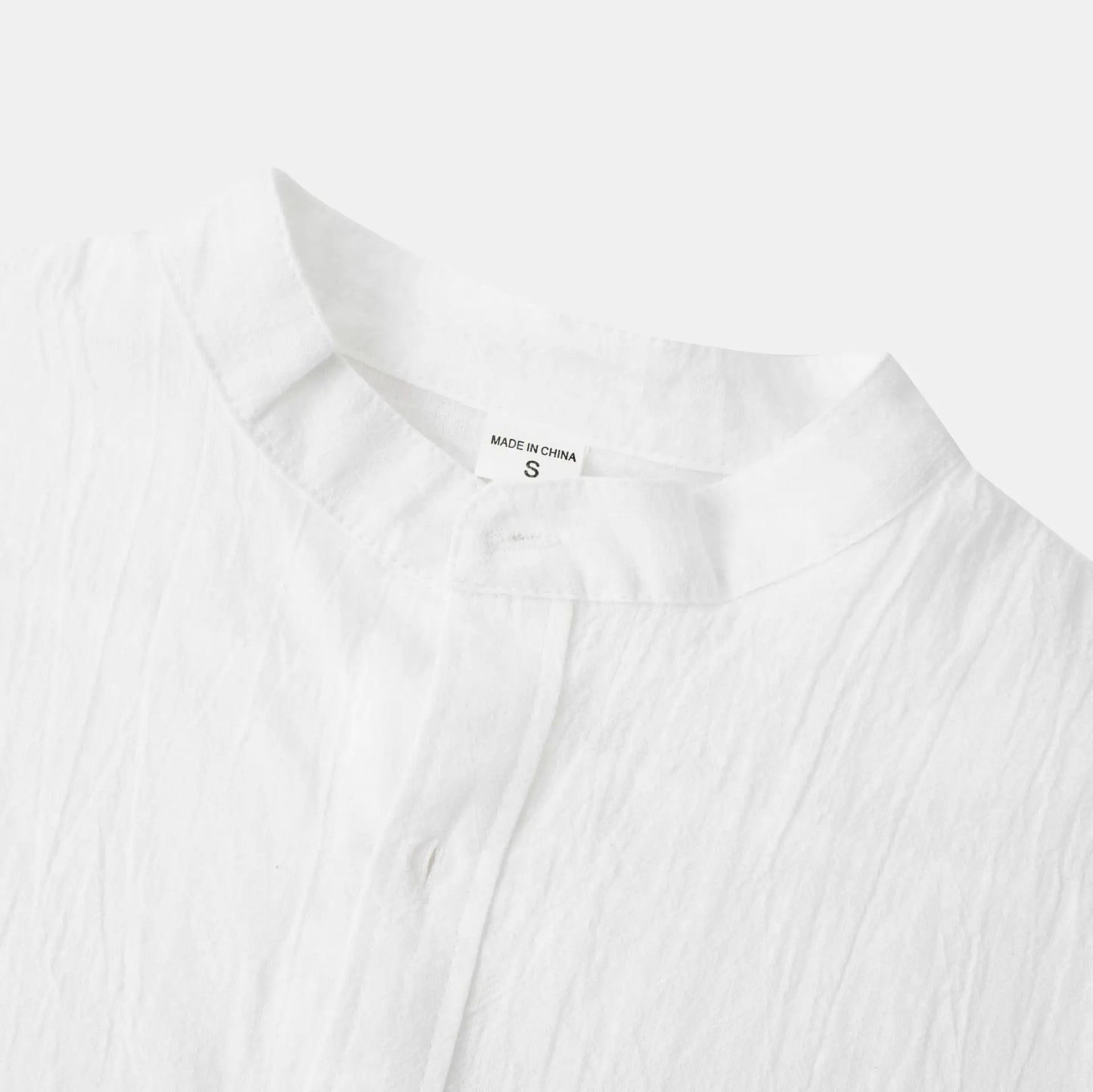 2026 Spring Summer New Mens Slim Fit Solid Color Long Sleeve Shirt Cotton Linen Casual Top Breathable ventilate absorb sweat