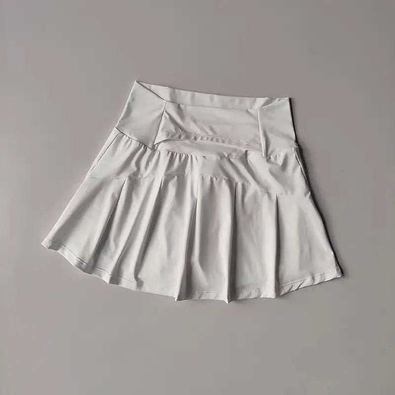 Women's High Waist Sports Short Skirt Quick Dry Fitness Yoga Running Tennis Golf Wear Summer Sport Skirts