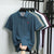 100% pure cotton men's breathable short sleeve T-shirt high-end luxury brand embroidered loose casual summer business polo shirt