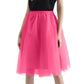 Tutu Skirt For Women 50s Skirt Retro Party Tulle Ballet Rockabilly Petticoat Underskirt Dance Dress Cosplay Mesh Skirt