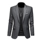 Boutique Fashion Solid Color High-end Brand Casual Business Men's Blazer Groom Wedding Gown Blazers for Men Suit Tops Jacke Coat