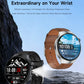 2026 New Outdoor Smart Watch 1.7-inch HD Screen, 100+T Sports Mode, Bluetooth Call Waterproof Smart Watch