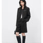 CHIC VEN Fashion Women Woolen Short Coat New Slim Ladies Jacket Female High Waist Middle Pants Sets Spring Autumn 2026