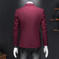 Boutique Fashion Solid Color High-end Brand Casual Business Men's Blazer Groom Wedding Gown Blazers for Men Suit Tops Jacke Coat