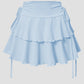 2025 New Solid Color Skirt Women Summer Fashion Outdoor Versatile High Waist Slim Fit Elastic Waist Short Skirt Goods In Stock
