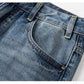 KSTUN 2026 Summer Distressed Jeans For Men Wide-leg Ripped Baggy Pants Loose Straight Vintage Streetwear Hip hop Motocycle Jeans
