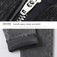2025 New Winter Men Black Straight Stretch Denim Thick Velvet Pants Warm Jeans Casual Fleece Line Trousers Male Plus Size