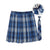 Women Summer Plaid Pleated Skirt With Necktie Bowtie Korean Jk Skirt Uniform Japanese School Preppy A Line Mini Skirts