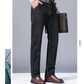 New Men Light Luxury Stretch Slim Fit Pants Comfortable Soft Business Fashion Straight Casual Denim Trousers Male Brand Clothing