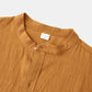 2026 Spring Summer New Mens Slim Fit Solid Color Long Sleeve Shirt Cotton Linen Casual Top Breathable ventilate absorb sweat
