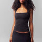 Guiz Low-Waist Elastic Hip-Hugging Skirt, Black Skirt, Versatile Mini Sexy Women's Short Skirt
