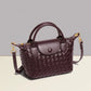 Handwoven single-shoulder small dumpling bag, fashionable bucket bag, new simple ladies crossbody lunch box bag, small tote bag