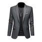 Boutique Fashion Solid Color High-end Brand Casual Business Men's Blazer Groom Wedding Gown Blazers for Men Suit Tops Jacke Coat