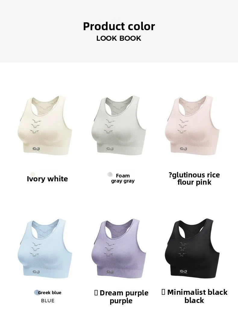 Women's Sports Bra Yoga Tank Tops Backless Fitness Workout Tops Push Up Running Vest Moisture Wicking Breathable Athletic Shirts
