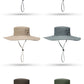 2025 New Fashion Summer Bucket Hat Cowboy Men Outdoor Fishing Hiking Beach Hats Mesh Breathable Anti UV Sun Cap Large Wide Brim