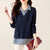 Fake Two Piece Top Knit Sweater Women's Splice Shirt Collar 2024 Spring Autumn New Korean Loose Long Sleeve Sweater Brown Shirt