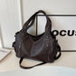 Hot Selling Soft Inner Compartment Shoulder Bag 2024High Quality Contrasting Color Women's Bag Fashion Zipper Pu Women's Handbag