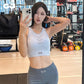 Women's Sports Bra Yoga Tank Tops Backless Fitness Workout Tops Push Up Running Vest Moisture Wicking Breathable Athletic Shirts