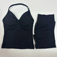 Impact Yoga Set Women Padded Halter Tank Top Scrunch Butt Lifting Gym Shorts Set Summer Sportswear Workout Clothes