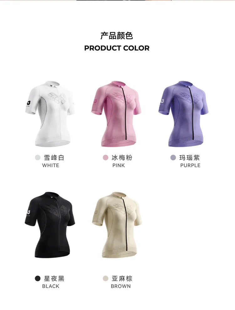 Outdoor Cycling Sports Suit Compression Short Sleeve T-shirt Quick Dry Breathable for Mountain Road Bike