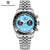 PAGANI DESIGN Men Watches 2026 New Pink BB Panda Dial Chronograph Fashion Luxury Quartz Watch For Men VK64 Movt Waterproof Watch