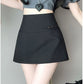 Skirt Pants Skirt Female Spring and Summer New High-waisted Thin A Word Skirts Pants Open Fork Package Hip Business Skirt