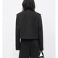 CHIC VEN Fashion Women Woolen Short Coat New Slim Ladies Jacket Female High Waist Middle Pants Sets Spring Autumn 2026