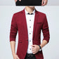 Men's Smart Casual Suit Blazers Slim Fit Sport Coat Fashion Formal Dress Groom Marriage Suit Coat Spring Autumn Outwear