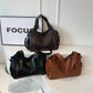 Hot Selling Soft Inner Compartment Shoulder Bag 2024High Quality Contrasting Color Women's Bag Fashion Zipper Pu Women's Handbag