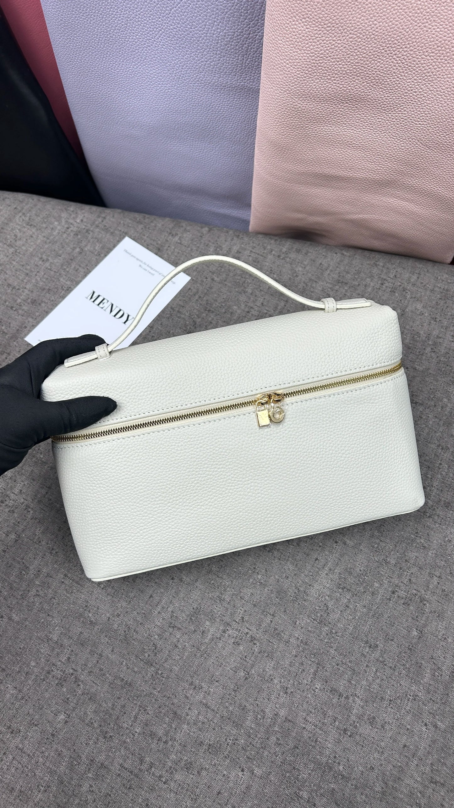 MENDY Women's Bag Handbag Shoulder Bag Crossbody Bags Lunch Box Luxury Designer Genuine Leather LP27 Large Cross Hand-held Cluth