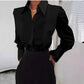 All Seasons New White Shirt Women's Fashion Elegant Casual Long Sleeve Shirt Tops Holiday Party Tops And Blouses Women Clothes