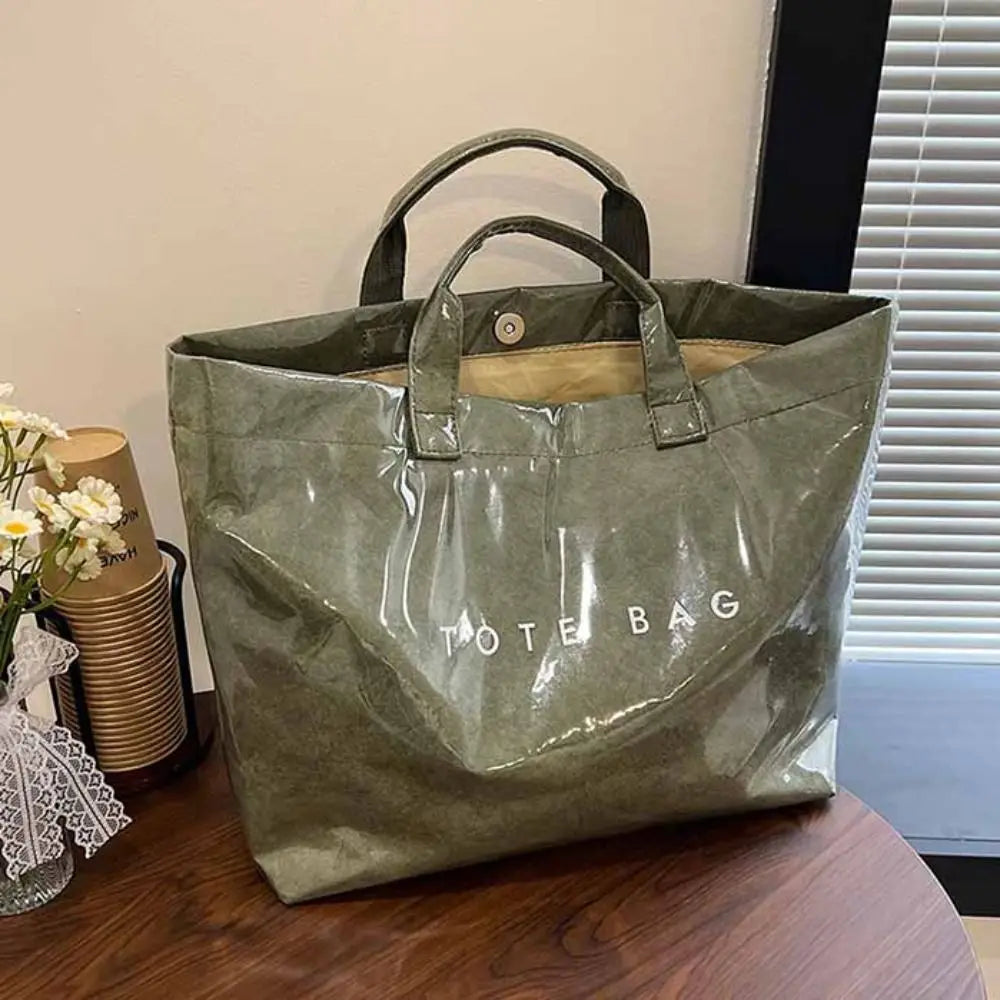 Fashion Storage Bag Transparent Jelly Bag Summer Beach Bag PVC Tote Bag Shoulder Pouch Tote Bag Letter Prints Handbags Sports