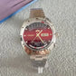 automatic mechanical unisex Orient watch with large rotating dial, fully functional stainless steel Japanese movement