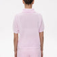 Wolfeel Summer New Polo Collar Hollow Knitted Short Sleeved Sweater Women's Bubble Sleeve T-shirt Female Simple Knitted Sweater