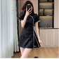 2026 chinese sexy nightclub dress improved cheongsam flower print qipao dress+shorts set hotel spa work dress beauty uniform