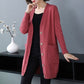 Large Size Fashion Knitted Coat