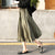 Velvet High Waist Long Skirt