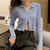 Fashion Ribbed Zip-up Cardigan